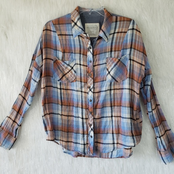 Free People Tops - We The Free flannel shirt